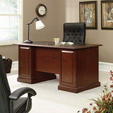 Sauder Heritage Hill Executive Desk, Classic Cherry finish