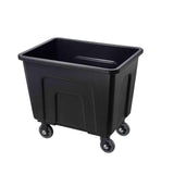 Commercial Laundry Cart, Heavy-Duty Plastic Linen Trolley for Hotel