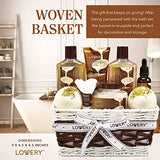 Gifts For Women Gift Basket for Women– 9 Piece Set of Vanilla Coconut Home Spa Set, Luxurious Gifts for Her, Bath and Body Sets Includes Fragrant Lotions, Large Bath Bombs, Coconut Oil
