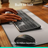 Logitech Signature Slim Solar+ Wireless Bluetooth Keyboard K980, Solar and Artificial Light Powered