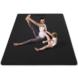 YOTTOY Large Yoga Mat,Non-Slip Workout Mat for Pilates, Fitness, Barefoot, Home Gym Studio with Strap and Towel