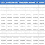 Romalon Upgraded 5304507158 Dishwasher Lower Spray Arm Assembly with 5304518968 Wash Arm Support & 154252701 Drain Trap, Replacement for Fri-gidaire 154821902 5304498139 AP6036393