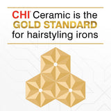 CHI Tourmaline Ceramic Flat Iron Hair Straightener 1", Professional Hair Styling Tool for Silky Smooth Hair, Frizz Control & Curling, Pure Pink 1" Plates