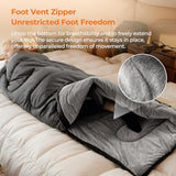FARLAND Sleeping Bag for Adults, Cold Weather & Warm Plush Fleece-Lined Interior - Portable Waterproof Windproof with Compression Sack for Camping Hiking Traveling Indoor & Outdoor
