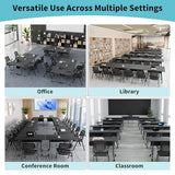 Folding Conference Room Tables with Wheel -Modern Large Modular Conference Table