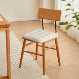MissSoul Set of 4 Chair Cushions for Dining Chairs with Ties, Indoor Non-Slip Kitchen Chair Pad and Dining