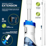 Cordless Handheld Pool Vacuum with Telescopic Pole, Rechargeable Hot Tub SPA Vacuum, 18GPM Powerful Suction, 60Min Runtime, Pools up to 88", Portable Pool Cleaner for Above Ground/Inground Pools