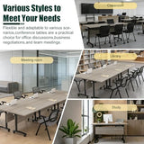 Modular Conference Table for 2-18 Person,Folding Conference Room Table
