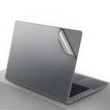 4 in 1 Ultra Thin 3M Vinyl Full Size Laptop Skins Sticker for 2021~2026+ MacBook Pro 14 Inch 14.2" M2 M3 M4 M5 (Model: A2442/A2779/A2918/A2992/A3112/A3401/A3185/A3434/3426/3427)- Gray