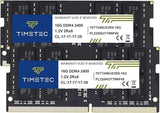 Premium 32GB KIT (2x16GB) DDR4 2400MHz (PC4-2400T) PC4-19200 SODIMM Laptop RAM – 260-Pin 1.2V CL17 Non-ECC Unbuffered Memory Module for Laptop