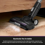 EurekaCordless Vacuum - 50 Min Runtime for Large Homes, 5.5 lbs Lightweight, Ideal for Pet Hair & Allergies on Hardwood & Carpet ReactiClean 410