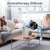 Air Purifiers for Bedroom Home up to 1250 ft², Vniup H14 True HEPA Room Air Purifiers for Bedroom, with Fragrance Function Sleep Mode & Light Mode