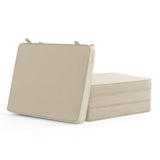 Outdoor Chair Cushions Set of 4: Waterproof & Fade Resistant Seat Cushion for Patio Furniture