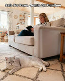 Cat Scratch Furniture Protector Couch - 1 Roll Clear PET 7.9 x 196.8 Inch