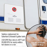 Hike Crew Tankless RV Hot Water Heater | Propane-Powered RV Water System for Instant Hot Water on Road Trips, Vacations, & More
