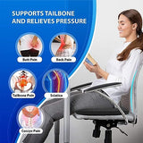Gel Seat Cushion, Double Thick Egg Gel Cushion for Pressure Pain Relief, Breathable Wheelchair Cushion Chair (16x14x1.65inch)