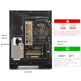 WIWB Gaming PC Desktop Computer, GeForce RTX 3050 8GB GDDR6, Ryzen 7 4700LE
