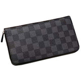 Cowhide Long Wallet Cellphone Clutch Business Men's Clutch Checkbook Handbag Zipper Design
