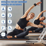 INDEPANDIA Wrist & Ankle Weights for Women and Men, 2lbs Pair Adjustable Silicone Weighted Bangles for Arm & Leg Workouts, Black