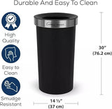 Magic 16 Gallon (60L) Open Top Trash Can – Round Commercial Trash Can