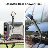 FOGATTI InstaShower GO Pro Portable Propane Hot Shower System, 22,000 BTU Instant Water Heater with 5000mAh Built-in Battery, 12V Pump, All-in-One Outdoor Shower for Camping, Pets & Off-Grid Use