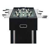 Pemberly Row Contemporary Wood Foosball Table with Score Counters, Black Finish, Sturdy Play Surface & Steel Rods – Indoor Game Table for Family, Adults, Teens & Game Rooms