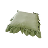 PYmijimy Chair Cushion Pad Seat Upholstery with Removable Cover and Ties Hold for A Decoration in European(Green)