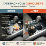 Trash Trapper Car Trash Can Cup Holder | Mini Car Trash Can