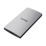 Lexar ES3 1TB External SSD, USB 3.2 Gen2 Portable SSD, PSSD Up to 1050MB/s Read, 1000MB/s Write, External Solid State Drive Compatible, Silver
