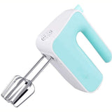 Sky Blue Portable Handheld Electric Egg Beater, 5-Speed Settings Stainless Steel Beaters Electric Hand Mixers for Kitchen