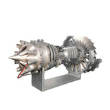 MechPuConToy Trent 900 Turbofan Engine Model That Works, 150+PCS DIY Assembly Simulation Aircraft Engine Electric Model Kit, Physics Experiment Set for Adults