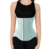 MISTHIN Waist Cincher Corset Sport Girdle Trimmer Double Belt Wrap Waist Trainer Shaperwear Tummy Control Shaper for Women (Green, X-Large)