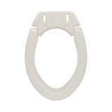 VMS Deluxe Bolt-On Hinged Raised Toilet Seat - Available in Elongated & Standard Styles, 300 lbs Weight Capacity (Elongated)