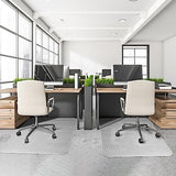Office Chair Mat for Carpets, Clear Computer Desk Chair Mat for Low Carpeted Floors (30'' x 48'' Rectangle)