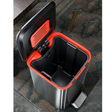 FWTCVB Stainless Steel Big Kitchen Bathroom Trash Can Recycle Storage