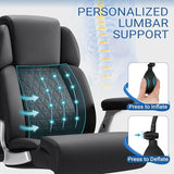 Furmax Heavy Duty Office Chair 500lbs, Big and Tall Gaming Chair with Adjustable Lumbar Support, Ergonomic High Back Computer Chair