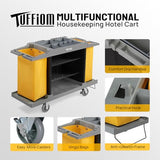 Commercial Traditional Cleaning Janitorial Room Service Housekeeping Cart