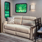 Thomas Payne 68" Norlina RV Tri-Fold Sofa with Woven Fabric, Couch-to-Bed Conversion