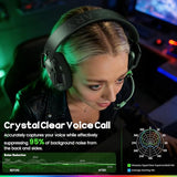 Switch & Mac, Dual-Mode 2.4GHz & Bluetooth Gaming Headphones with Microphone