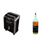 79Ci 16-Sheet Crosscut Paper Shredder + Fellowes Powershred Performance Shredder Oil