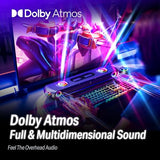 OXS Thunder Pro Gaming Soundbar with 5.1.2 Dolby Atmos Surround Sound System, Built-in Woofer, Bluetooth Multi-Connection, 3 Pro Gamer Modes, Sleek Toggle Design, for Pcs and Gaming Consoles