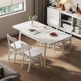 Muwuele Solid Wood Extendable Dining Table for 4-8 People with Seamless Extension from 47.2 to 63 Inches, Easy Assembly, Expandable Tables for Small Spaces
