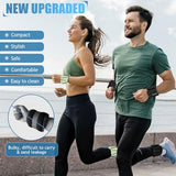 BECOJADDE Ankle Weights Set of 2 (1 lb Each) Adjustable Wrist Weights for Women Men Wearable Arm Leg Weight for Pilates, Running, Walking, Workout, Yoga, Black