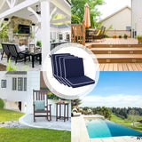 Blytieor Outdoor Patio Chair Cushions Set of 4, Water Resistant