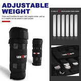 Wrist Ankle Weights with Removable Steel Bars, 1 Pair Adjustable Arm Leg Weights for Men and Women, No Leakage Design, Weighted Wrist Bands for Walking Jogging Yoga Pilates