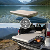 Freein 4" Drop Stitch Camping Sleeping Pad, Inflatable Air Mattress with Firm 7 PSI Support, Fast Inflation Portable Tent & Car Camping Bed, 76" x 51"