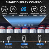 Kalamera 24 inch Stainless Steel Beverage Refrigerator, Outdoor Mini Fridge