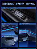 llano V12 Gaming Laptop Cooling Pad, RGB Laptop Cooler, Laptop Cooling Fan Stand with 5.5 Inch Powerful Turbofan