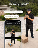 Security Video Doorbell Dual Camera, 2K HD, Wireless, Battery-Powered, HomeBase, Dual Motion Detection