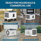ARGENDON Dehumidifier for Crawlspace and Commercial 5-Year Limited Warranty